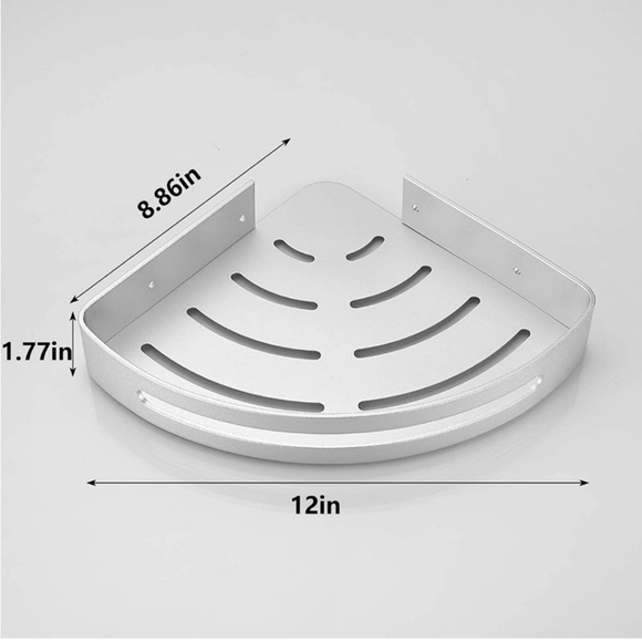 Brand New METAL Corner Shelf Bathroom Shower Accessories tub bath shampoo holder - Picture 8 of 10